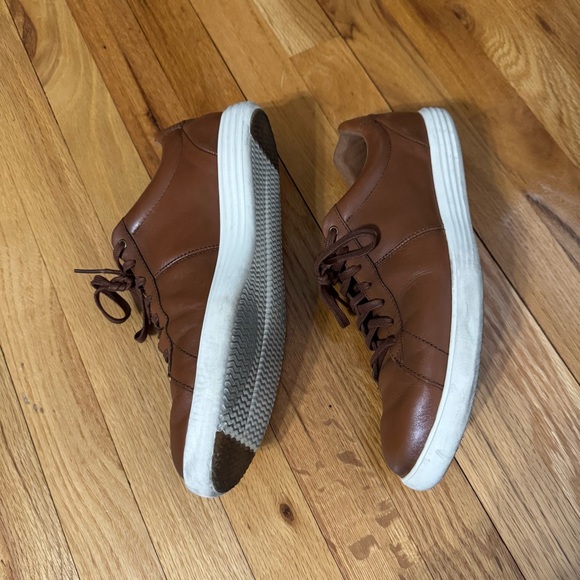 Cole Haan GRAND.OS British tan leather casual sneakers (size 10M) - Picture 6 of 11